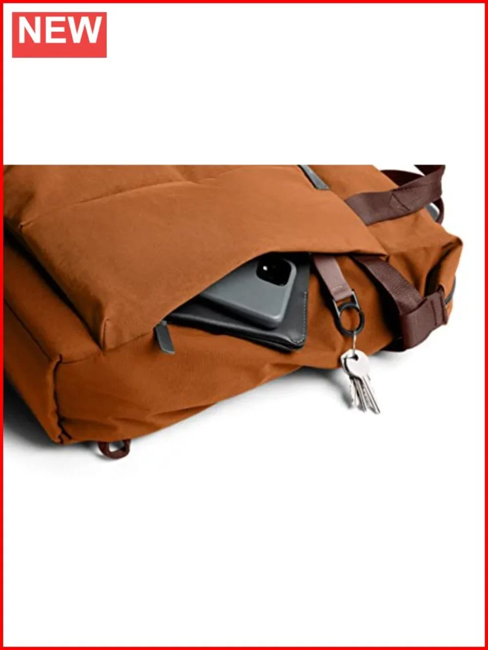 20L Convertible Laptop Backpack Tote Water-Resistant Woven